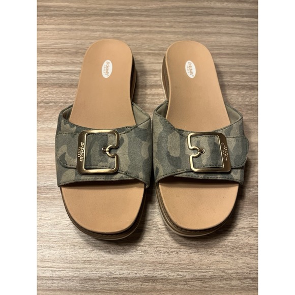 Dr. Scholl's Originalist 2‎ Slide CAMO Sandals Women's Size 7 - Picture 1 of 5
